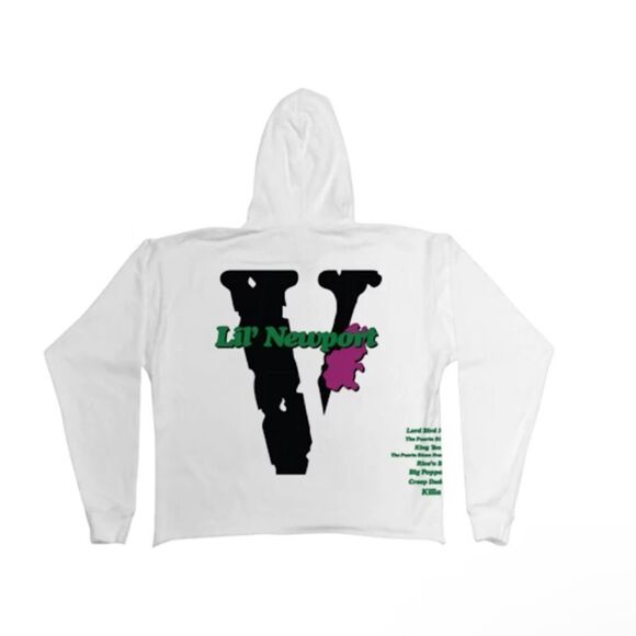 Vlone Yams Day Newport Hoodie White New in original poly bag - Picture 2 of 6